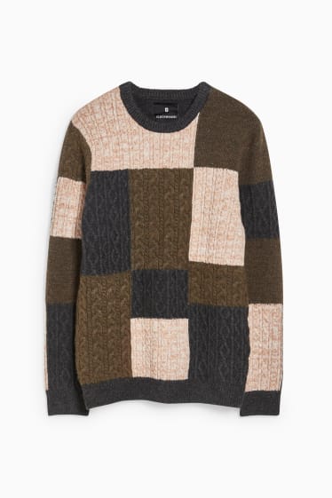 Hommes - CLOCKHOUSE - pullover - beige / marron