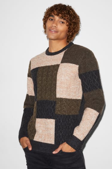 Hommes - CLOCKHOUSE - pullover - beige / marron