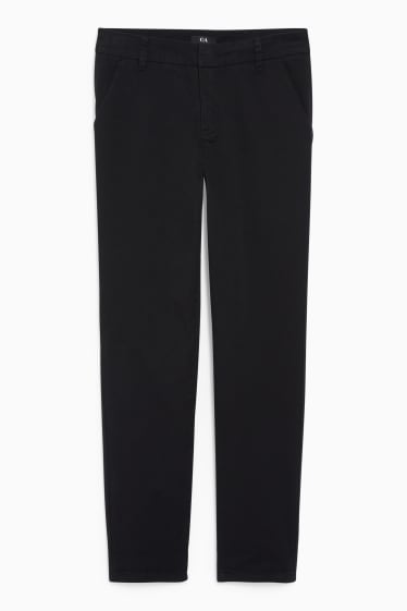 Damen - Chino - Mid Waist - schwarz