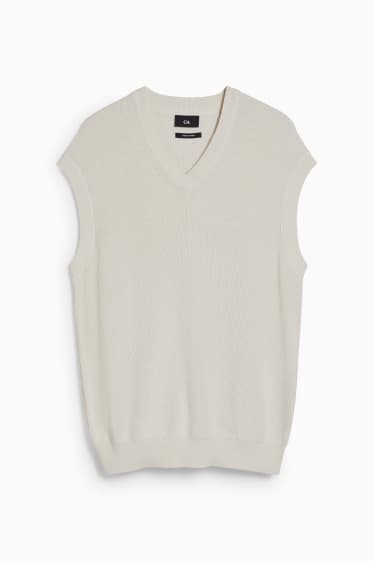 Men - Slipover - cremewhite