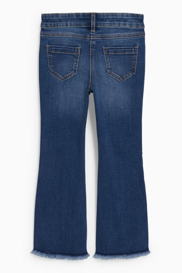 Kinder - Flared Jeans - jeans-blau