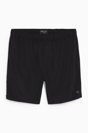 Herren - Funktions-Shorts  - schwarz