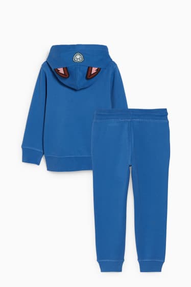 Dětské - Tlapková patrola - souprava - mikina s kapucí a teplákové kalhoty - 2dílná - modrá