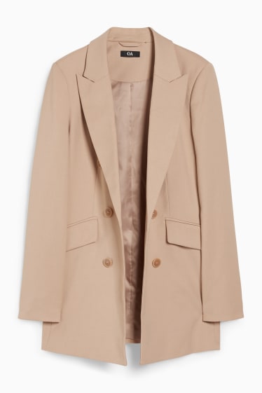 Femmes - Blazer de bureau - regular fit - beige