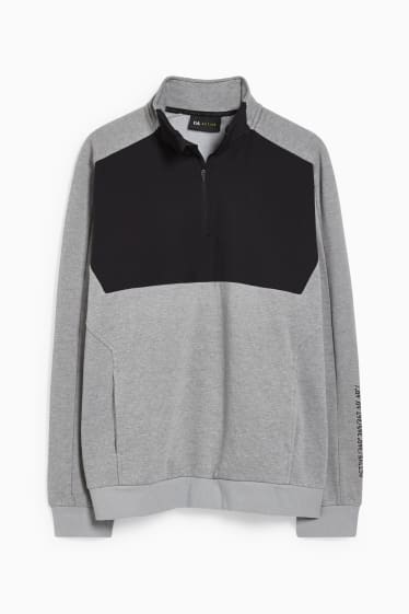 Herren - Sweatshirt  - grau / schwarz