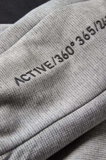Herren - Sweatshirt - grau / schwarz