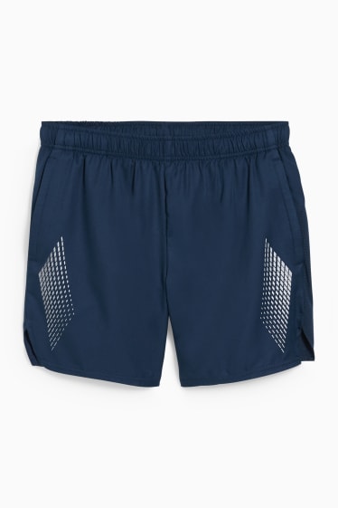 Hommes - Short de sport  - bleu foncé