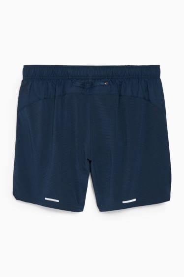 Hommes - Short de sport  - bleu foncé