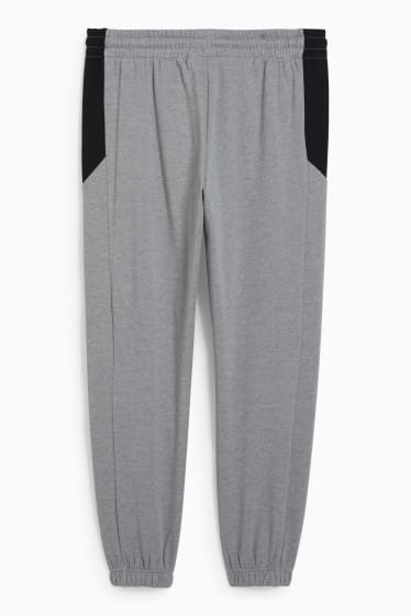 Hommes - Pantalon de jogging - gris clair chiné