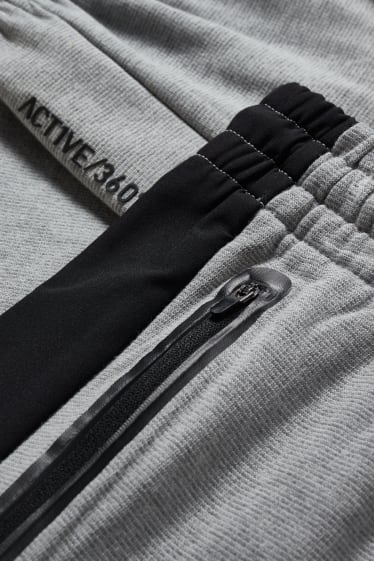 Hommes - Pantalon de jogging - gris clair chiné