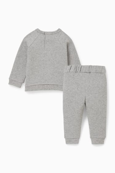 Bébés garçons - Ensemble bébé - 2 pièces - gris chiné