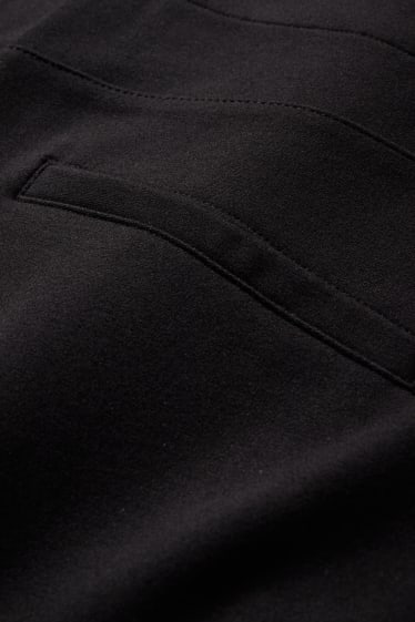 Femmes - Pantalon en jersey - straight fit - noir