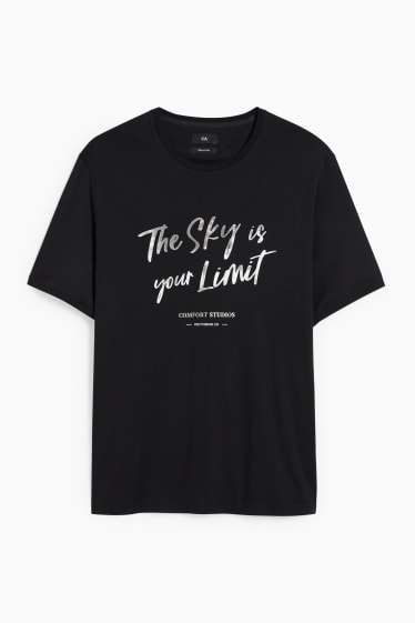 Hommes - T-shirt - coton Pima - noir