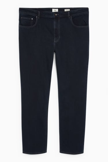Pánské - Straight jeans - LYCRA® - džíny - tmavomodré
