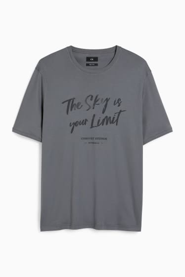 Uomo - T-shirt - cotone Pima - grigio scuro