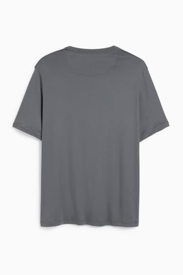 Uomo - T-shirt - cotone Pima - grigio scuro