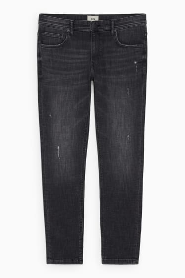 Men - Skinny jeans - LYCRA® - denim-gray