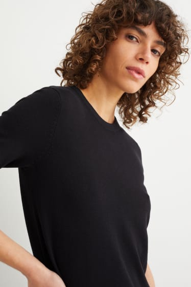 Dona - Jersei bàsic - negre