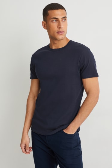 Hommes - T-shirt - bleu foncé