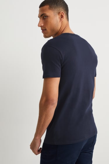 Hommes - T-shirt - bleu foncé