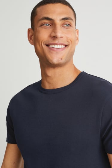Hommes - T-shirt - bleu foncé