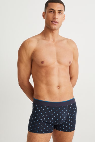 Hommes - Lot de 5 - boxers - bleu foncé