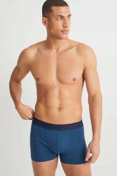 Hommes - Lot de 5 - boxers - bleu foncé