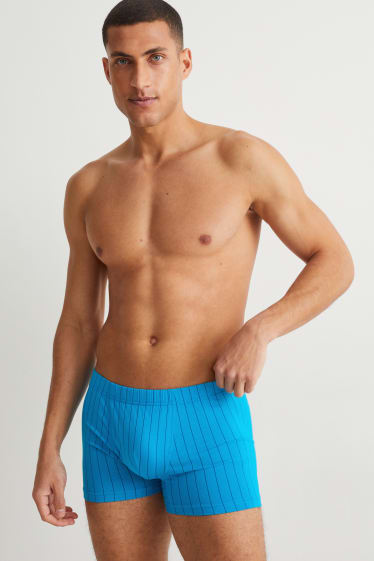 Uomo - Confezione da 3 - boxer aderenti - blu