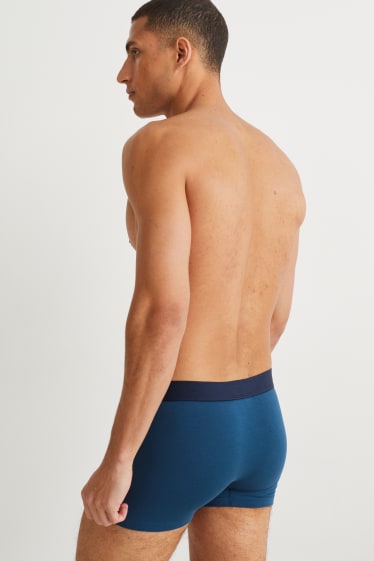 Hommes - Lot de 5 - boxers - bleu foncé