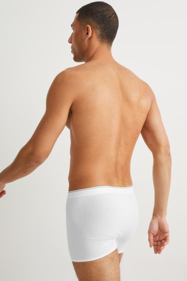 Uomo - Confezione da 2 - boxer aderenti - cotone Pima - LYCRA® - bianco