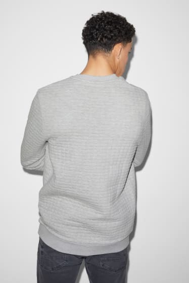 Hommes - Sweat - gris clair chiné
