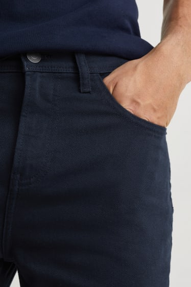 Hommes - Pantalon - regular fit - bleu foncé