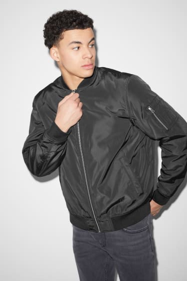 Men - Bomber jacket - black