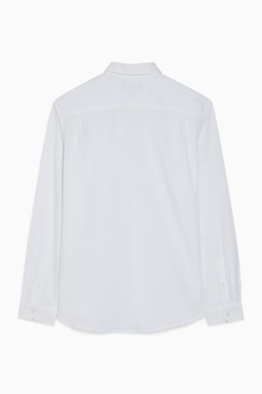 Heren - Overhemd - regular fit - button down - wit