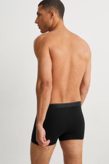 Men - Multipack of 2 - trunks - Pima cotton - LYCRA® - black