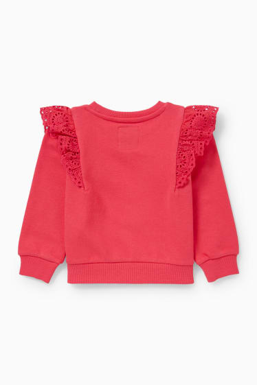Enfants filles - Minnie Mouse - sweat - rouge