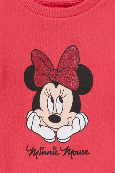Enfants filles - Minnie Mouse - sweat - rouge