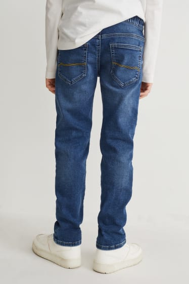 Dětské - Slim jeans - jog denim - džíny - modré
