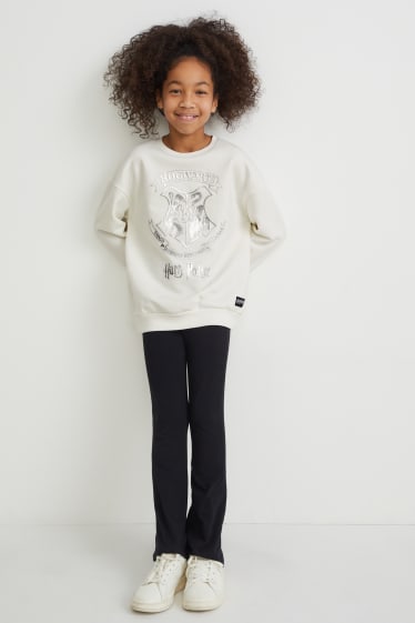 Kinderen - Harry Potter - set - sweatshirt en legging - 2-delig - zwart / wit