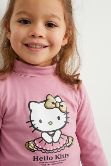 Enfants - Lot de 3 - Hello Kitty - haut à col roulé - blanc crème