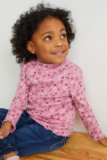 Bambini - Confezione da 4 - maglia a maniche lunghe - porpora