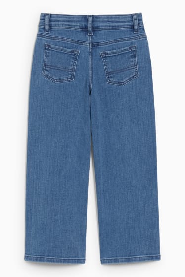 Kinder - Wide Leg Jeans - jeansblau