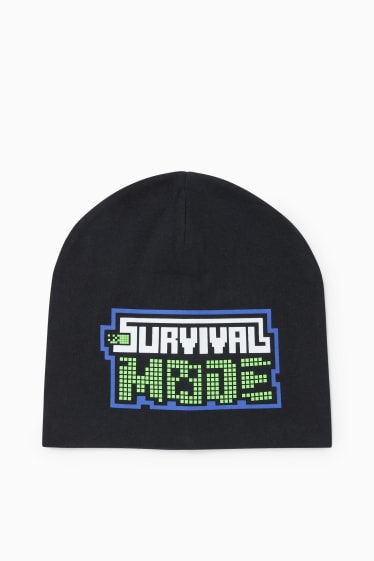 Nen - Minecraft - gorra sense visera - negre
