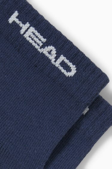 Hombre - HEAD - pack de 5 - calcetines cortos - azul oscuro