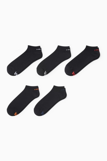 Hommes - HEAD - lot de 5 paires - socquettes - noir