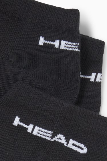 Men - HEAD - multipack of 5 - trainer socks - black