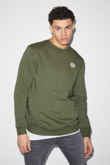 Hommes - Sweat - vert foncé