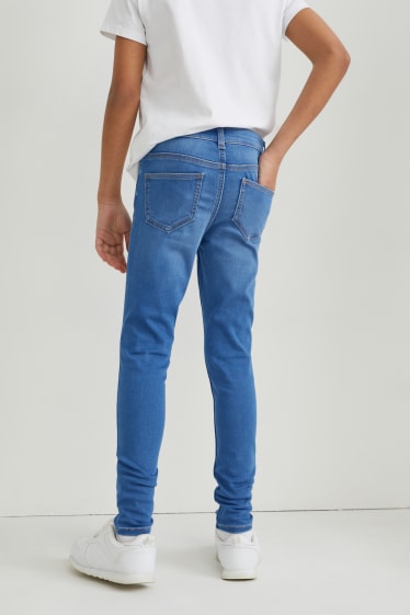 Kinderen - Super skinny jeans - jeansblauw