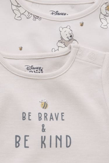 Bebés - Pack de 2 - Winnie the Pooh - pijamas para bebé - 4 piezas - gris claro