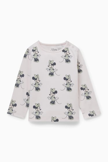 Nadó nena - Paquet de 2 - Minnie Mouse - pijama per a nadó - 4 peces - rosa clar